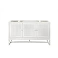 thumbnail image 1 of James Martin Vanities E645-V60s Athens 60" Single Basin Hardwood Vanity Cabinet Only -, 1 of 4