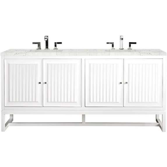 James Martin Vanities E645-V72-3Ejp Athens 72" Free Standing Double Wood Vanity Set -