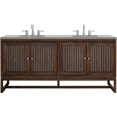 thumbnail image 1 of James Martin Vanities E645-V72-3Esr Athens 72" Free Standing Double Wood Vanity Set - Mid, 1 of 7