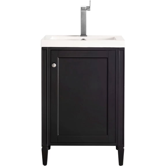 James Martin Vanities E652V24BKOWG Britannia 24" Single Basin Poplar Wood Vanity Set -