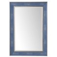 thumbnail image 1 of James Martin Vanities Element 28" Mirror, Silver w/ Delft Blue, 1 of 4