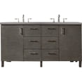thumbnail image 1 of James Martin Vanities 850-V60d-3Gex Metropolitan 60" Free Standing Or Wall Mounted /, 1 of 7