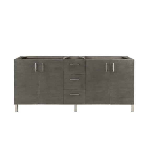 James Martin Vanities 850-V72-SOK Metropolitan 72" Double Free Standing Or Wall Mounted /