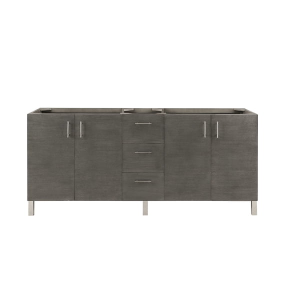 James Martin Vanities 850-V72-SOK Metropolitan 72" Double Free Standing Or Wall Mounted /