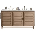 thumbnail image 1 of James Martin Vanities 620-V60D-WW-3CAR Portland 60" Free Standing Double Vanity Set - Wood, 1 of 5