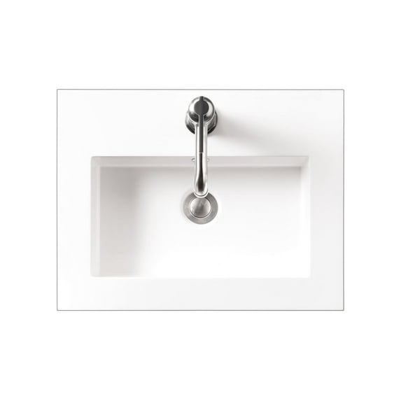 James Martin Vanities Ssp-S2016-Wg 19.6" Solid Surface Vanity Top - White