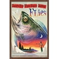 thumbnail image 1 of James Mazzotta - Bass Fly Fish Wall Poster, 22.375" x 34", Framed, 1 of 2