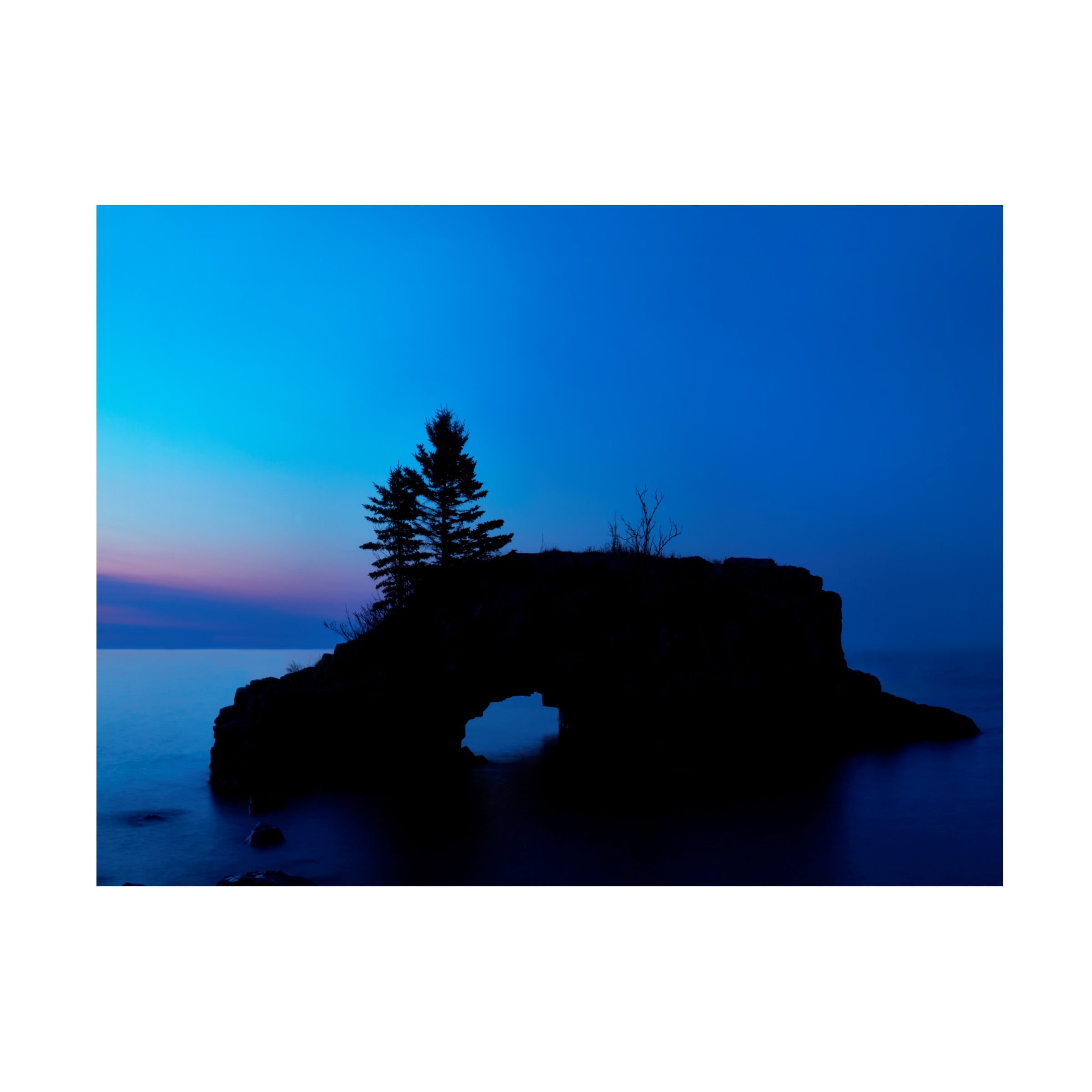 James McLoughlin 'Lakescape XI' Canvas Art