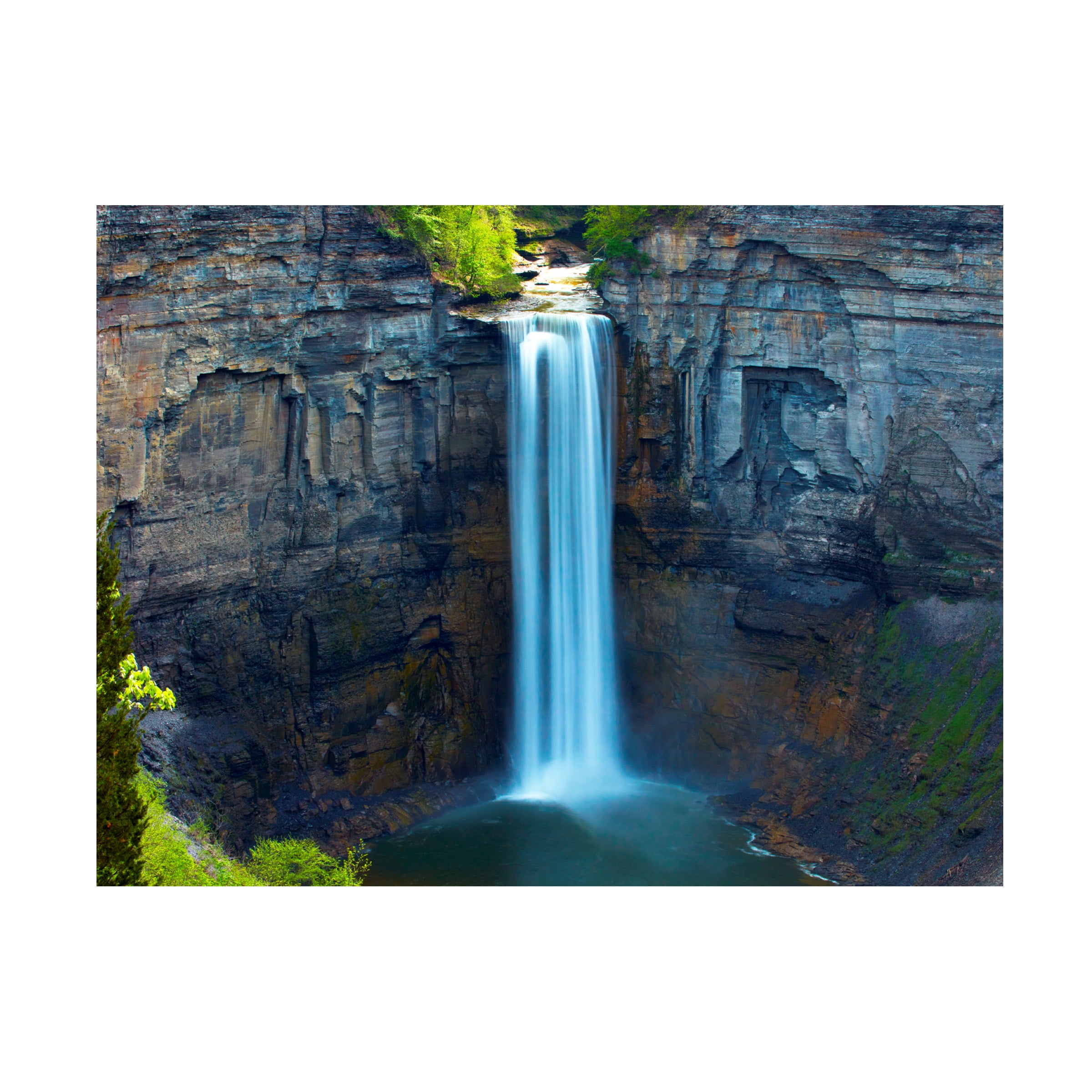 James McLoughlin 'Waterfall Portrait I' Canvas Art