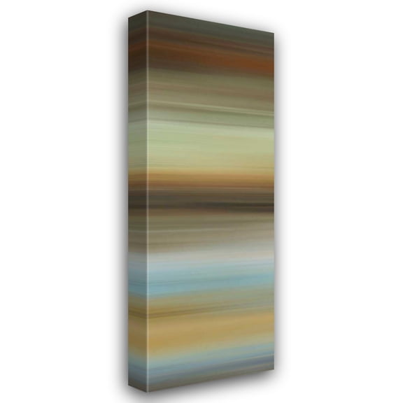 James McMasters 11x24 Gallery Wrapped Canvas Wall Art Titled - Abstract Horizon I