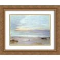 thumbnail image 1 of James McNeill Whistler 2x Matted 24x20 Gold Ornate Framed Art Print 'Crepuscule in Opal Trouville', 1 of 2
