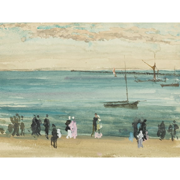 James Mcneill Whistler Southend Pier Extra Large Art Print Wall Mural Poster Premium XL