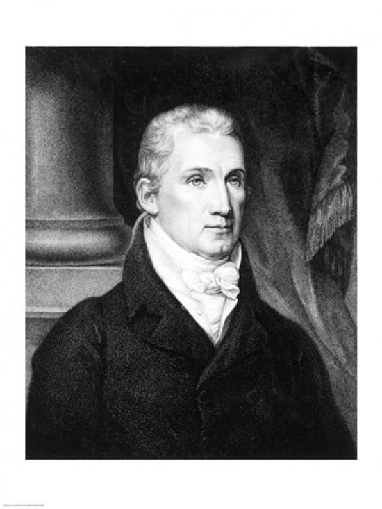 James Monroe Canvas Art - (24 x 36)