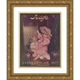 thumbnail image 1 of James Montgomery Flagg 15x18 Gold Ornate Wood Frame and Double Matted Museum Art Print Titled - Judge. Christmas 1905. (1905), 1 of 4