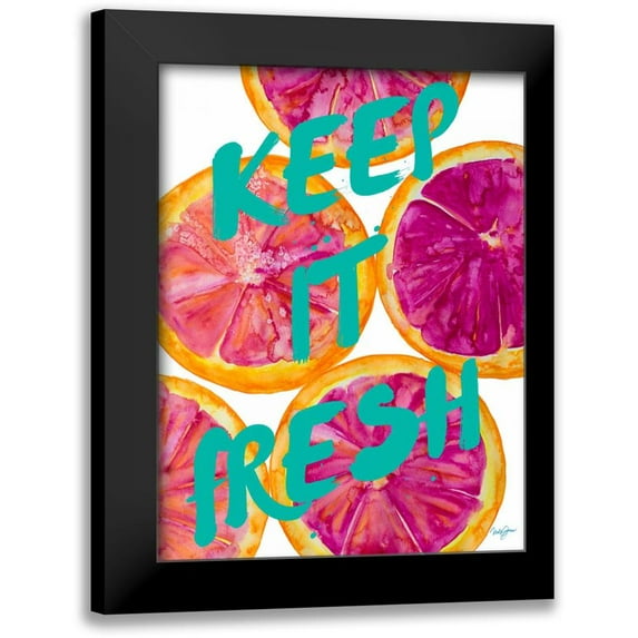 James, Nola 19x24 Black Modern Framed Museum Art Print Titled - Fresh and Sweet I