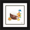 thumbnail image 1 of James, Nola 20x20 Black Ornate Wood Framed with Double Matting Museum Art Print Titled - Tiki Bar Tonics II, 1 of 4