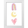 thumbnail image 1 of James, Nola 23x32 White Modern Wood Framed Museum Art Print Titled - Rainbow Magic I, 1 of 4