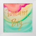 thumbnail image 1 of James, Nola 26x26 White Modern Wood Framed Museum Art Print Titled - Dream Big Watercolor, 1 of 4