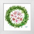 thumbnail image 1 of James, Nola 26x26 White Modern Wood Framed Museum Art Print Titled - Jolly Wreath, 1 of 4