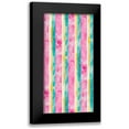 thumbnail image 1 of James, Nola 9x14 Black Modern Framed Museum Art Print Titled - Tropical Stripes I, 1 of 5