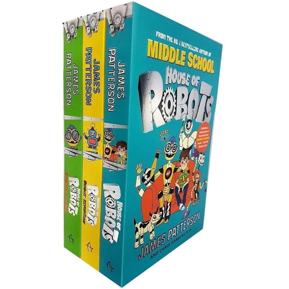 House of Robots Series 3 Books Collection Set By James Patterson - Ages 9-14 - Paperback
