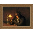 thumbnail image 1 of James Peale (also known as The Lamplight Portrait) 24x20 Gold Ornate Wood Framed Canvas Art by Peale, Charles Willson, 1 of 2