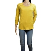 James Perse Mustard California Long Sleeve T-Shirt (1)