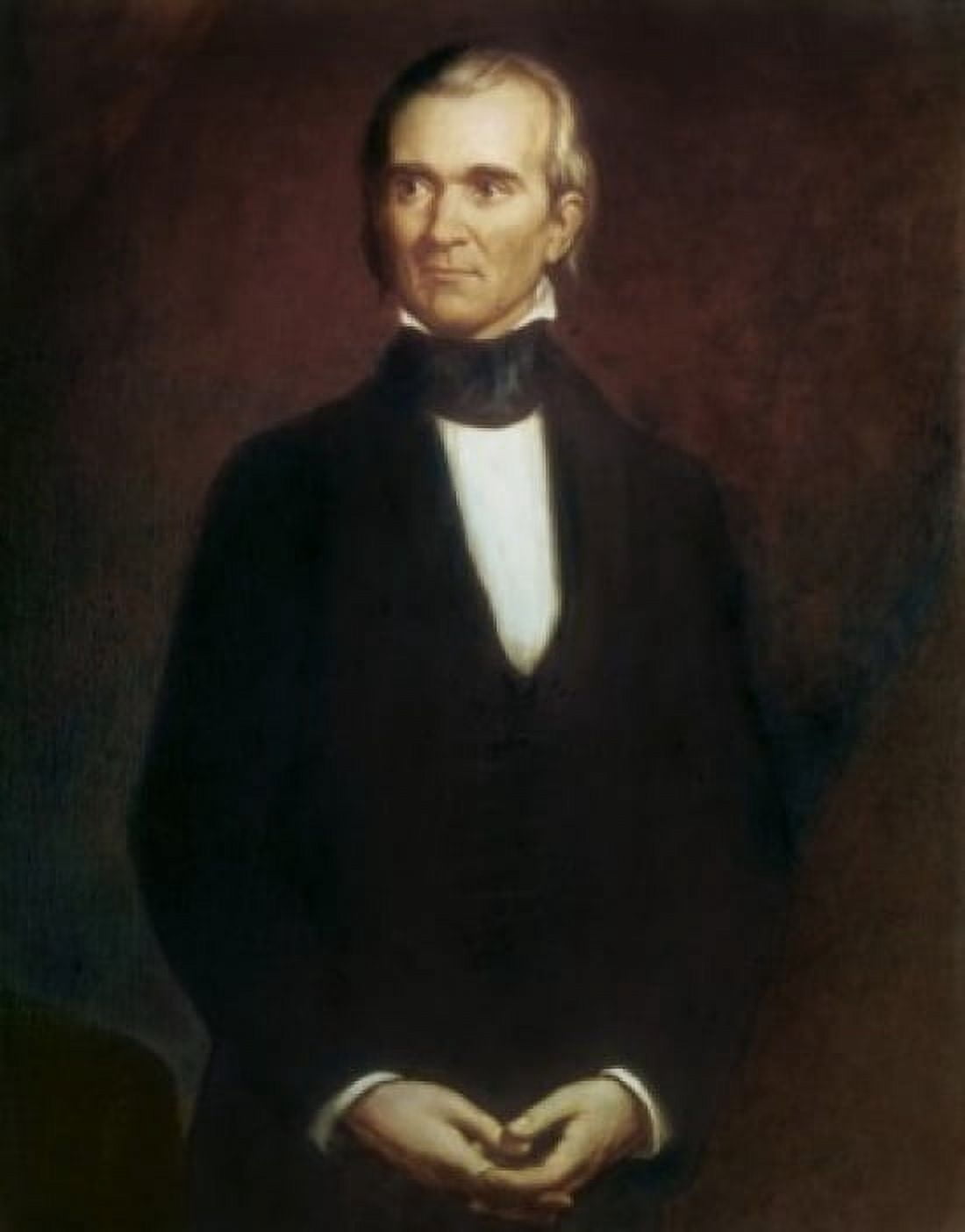James Polk (Pres 1845-1849) George Peter Alexander Healy (1813-1894 American) Canvas Art - George Peter Alexander Healy (24 x 36)