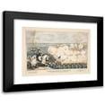 thumbnail image 1 of James S. Baillie 24x19 Black Modern Framed Museum Art Print Titled - Bombardment of Vera&nbsp;Cruz (Mid-19th&nbsp;Century), 1 of 5