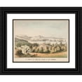 thumbnail image 1 of James S. Baillie 24x19 Black Ornate Framed Double Matted Museum Art Print Titled: A View of the Town, and Harbour of San&nbsp;Francisco (ca.&nbsp;1849-1852), 1 of 5