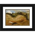 thumbnail image 1 of James Smetham 18x13 Black Ornate Wood Framed Double Matted Museum Art Print Titled - The Chase (1864), 1 of 5
