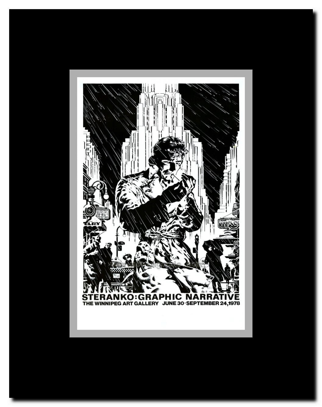 James Steranko: Comic Artist Framed Movie Poster