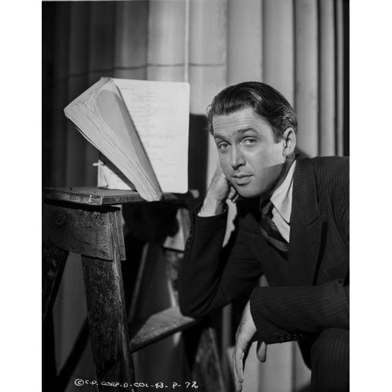 James Stewart Posed in Photo Print (24 x 30)