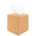 thumbnail image 1 of PILLOWPIA James Stonewashed Linen Tissue Box Holder, Fawn, Decorative Home Accessory, 4.5" L x 4.5" W x 5.5" H, 1 of 5