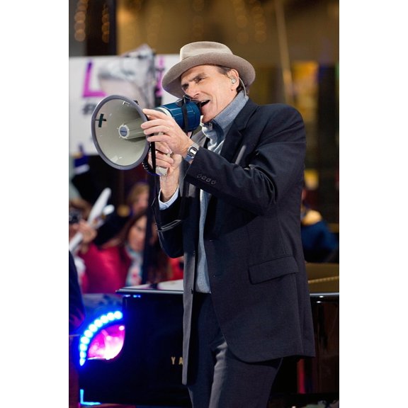 James Taylor On Stage For Nbc Today Show Concert With James Taylor Rockefeller Center New York Ny November 20 2007.