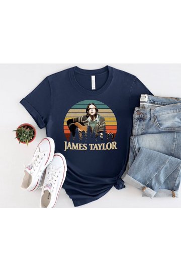 T-shirt American Apparel James Taylor Taille M - Vert - Occasion Très Bon état
