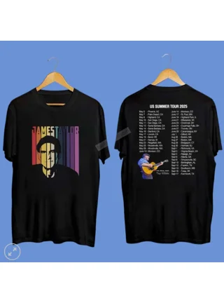 James Taylor コンサートTシャツ James Taylor Summer Tour 2025 Shirt, James Taylor 2025
