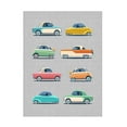 thumbnail image 1 of James Theodore 'Vintage Micro Cars' Canvas Art, 1 of 3