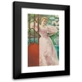 thumbnail image 1 of James Tissot 10x14 Black Modern Framed Museum Art Print Titled - Portrait of a Young Woman in a Conservatory (1895), 1 of 5