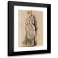 thumbnail image 1 of James Tissot 11x14 Black Modern Framed Museum Art Print Titled - Study For&nbsp;The Proposal, 1 of 5