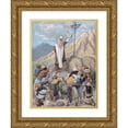 thumbnail image 1 of James Tissot 12x14 Gold Ornate Wood Frame and Double Matted Museum Art Print Titled - The Brazen Serpent (C. 1896-1902), 1 of 4