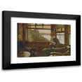 thumbnail image 1 of James Tissot 14x11 Black Modern Framed Museum Art Print Titled - Kathleen Newton in a Thames-Side Tavern, 1 of 5