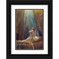 thumbnail image 1 of James Tissot 14x18 Black Ornate Wood Framed Double Matted Museum Art Print Titled - The Voice of the Lord (C. 1896-1902), 1 of 5