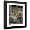 thumbnail image 1 of James Tissot 17x24 Black Modern Framed Museum Art Print Titled - Portrait of Mrs Catherine Smith Gill and Two of Her Children, 1 of 5