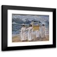 thumbnail image 1 of James Tissot 18x15 Black Modern Framed Museum Art Print Titled - The Ark Passes Over the Jordan (C. 1896-1902), 1 of 5