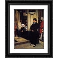 thumbnail image 1 of James Tissot 2x Matted 20x24 Black Ornate Framed Art Print 'During the Service', 1 of 2