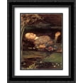 thumbnail image 1 of James Tissot 2x Matted 20x24 Black Ornate Framed Art Print 'Ophelia [detail]', 1 of 2