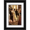 thumbnail image 1 of James Tissot 2x Matted 20x24 Black Ornate Framed Art Print 'The Woman of Fashion', 1 of 2