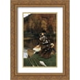 thumbnail image 1 of James Tissot 2x Matted 20x24 Gold Ornate Framed Art Print 'Autumn on the Thames', 1 of 2