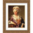 thumbnail image 1 of James Tissot 2x Matted 20x24 Gold Ornate Framed Art Print 'Portrait of Genevieve Jacqueline Pecoul', 1 of 2